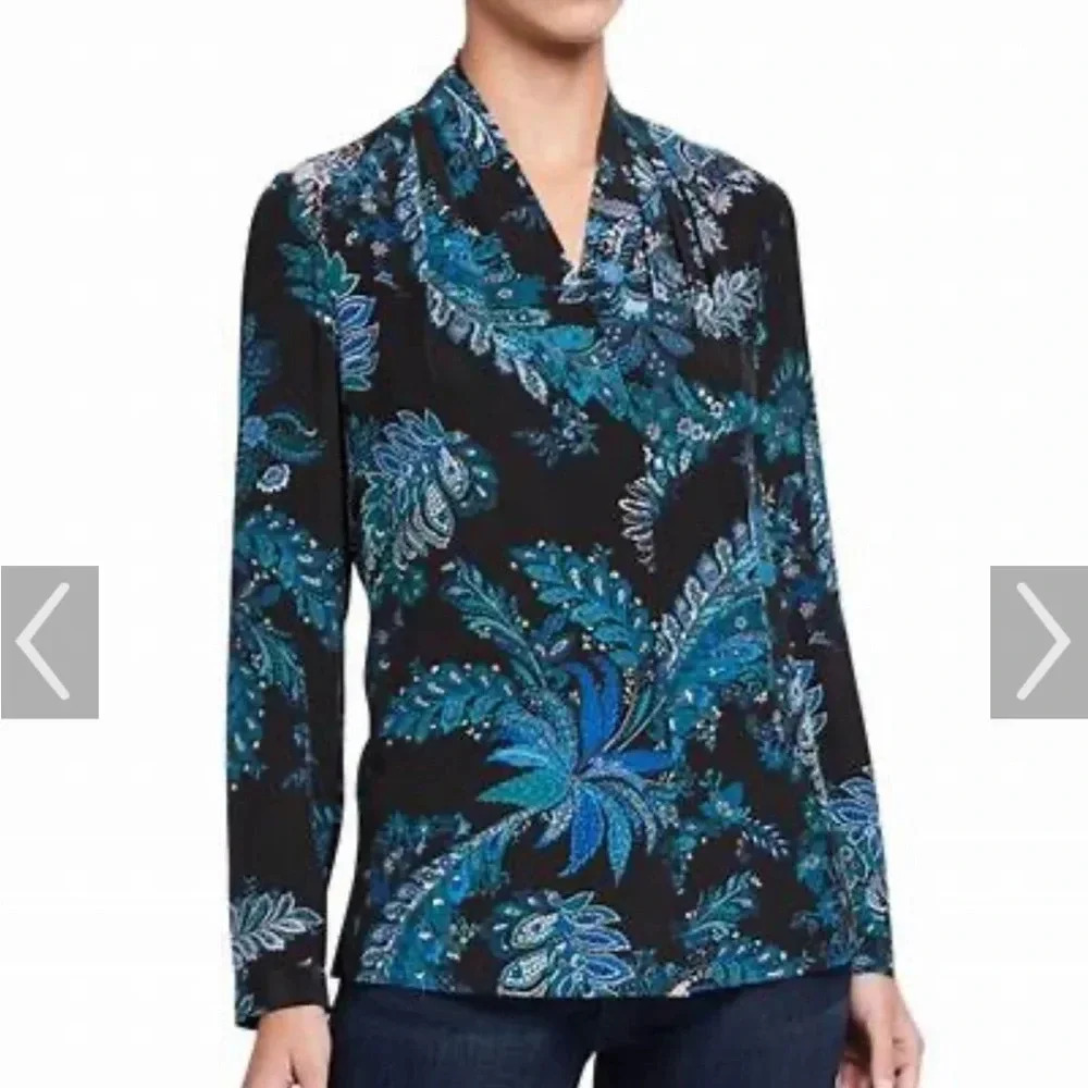 Kobi Halperin Sharlene paisley silk blouse